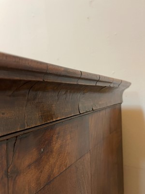 Lot 84 - A George I walnut and marquetry chest on stand