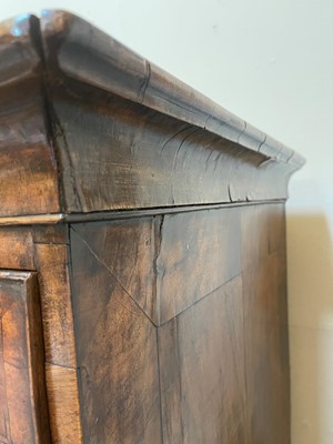 Lot 84 - A George I walnut and marquetry chest on stand