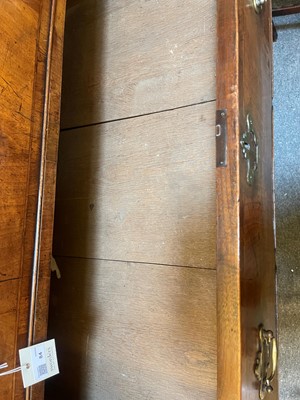Lot 84 - A George I walnut and marquetry chest on stand