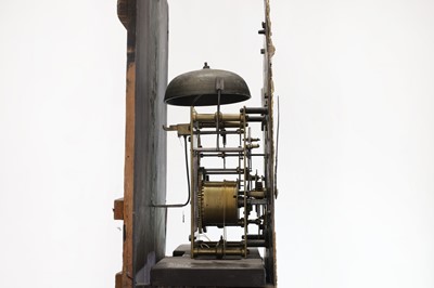 Lot 163 - A George II scarlet and gilt-japanned longcase clock