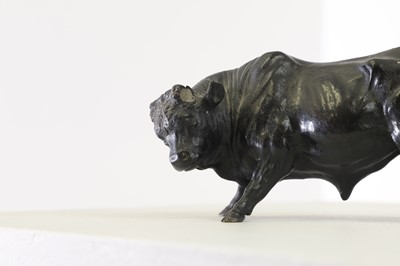 Lot 361 - A small patinated bronze