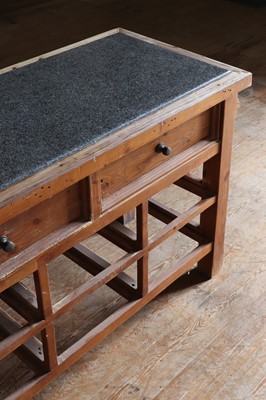 Lot 429 - A modern pine butcher's block table