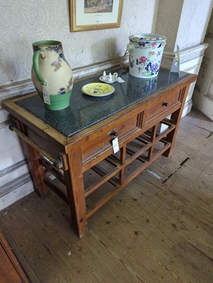 Lot 429 - A modern pine butcher's block table