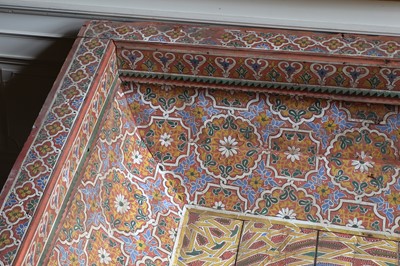 Lot 242 - A painted pine canopy