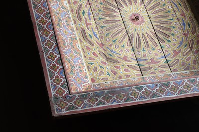 Lot 242 - A painted pine canopy