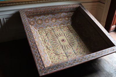 Lot 242 - A painted pine canopy