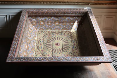 Lot 242 - A painted pine canopy