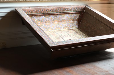 Lot 242 - A painted pine canopy