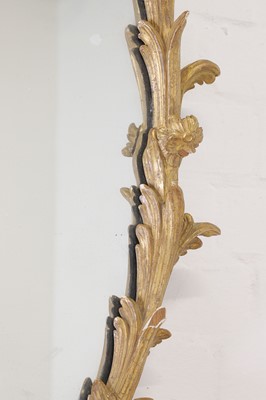 Lot 107 - A George III giltwood mirror in the manner of William and John Linnell