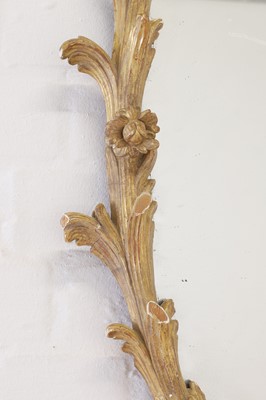 Lot 107 - A George III giltwood mirror in the manner of William and John Linnell
