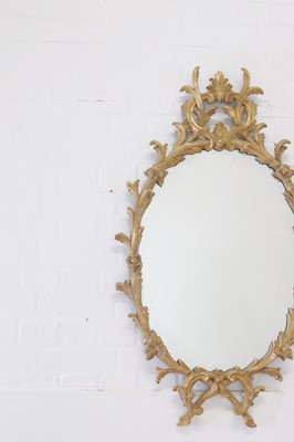 Lot 107 - A George III giltwood mirror in the manner of William and John Linnell