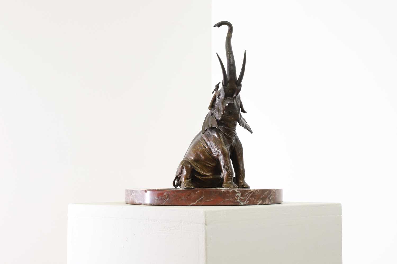 Lot 341 - A cold-painted bronze figure by Franz Bergmann (1861-1936)
