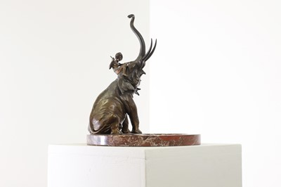 Lot 341 - A cold-painted bronze figure by Franz Bergmann (1861-1936)