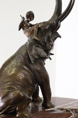 Lot 341 - A cold-painted bronze figure by Franz Bergmann (1861-1936)