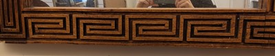 Lot 170 - A carved wooden mirror
