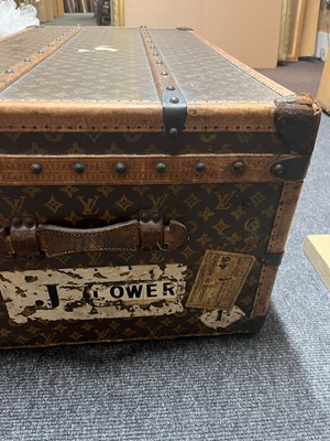 Lot 349 - A Louis Vuitton monogrammed canvas trunk