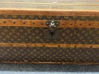 Lot 349 - A Louis Vuitton monogrammed canvas trunk