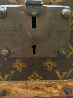 Lot 349 - A Louis Vuitton monogrammed canvas trunk