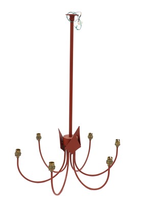 Lot 656 - An Italian six-branch ceiling light