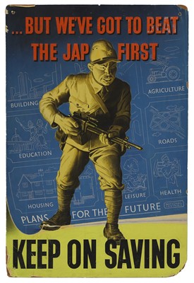 Lot 351 - An original Second World War National Savings Bank poster