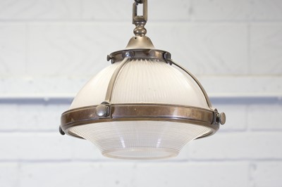 Lot 629 - A Holophane ceiling light