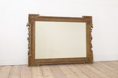 Lot 78 - A George II giltwood and gesso picture frame mirror