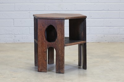 Lot 569 - A Liberty & Co hexagonal book table