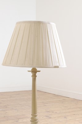 Lot 493 - A set of six limed wooden table lamps by OKA