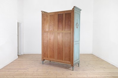 Lot 290 - A Louis XVI-style painted beech armoire