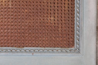 Lot 290 - A Louis XVI-style painted beech armoire