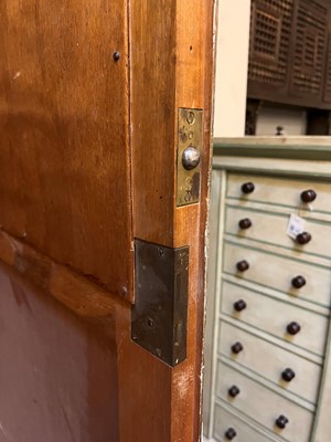 Lot 290 - A Louis XVI-style painted beech armoire