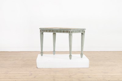 Lot 288 - A Louis XVI-style painted beech luggage rack