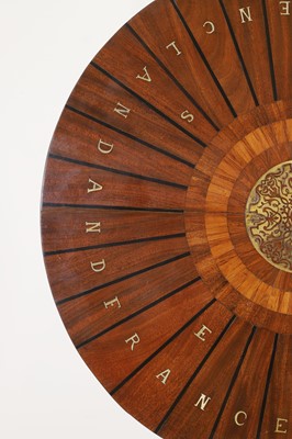 Lot 226 - A Victorian rosewood and specimen inlaid Crimean War commemorative centre table