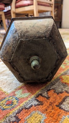 Lot 197 - A painted metal lantern