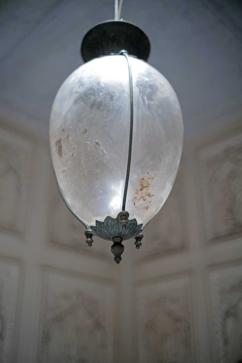 Lot 69 - A porch lantern
