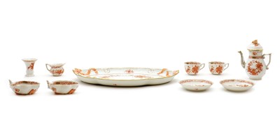 Lot 163 - A Herend porcelain tea service