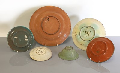 Lot 50 - A collection of eight Della Robbia pottery items