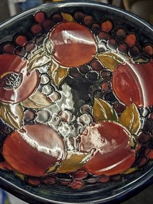 Lot 60 - Three Moorcroft pottery 'Pomegranate' items