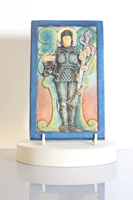 Lot 59 - A Compton Pottery low-relief plaque