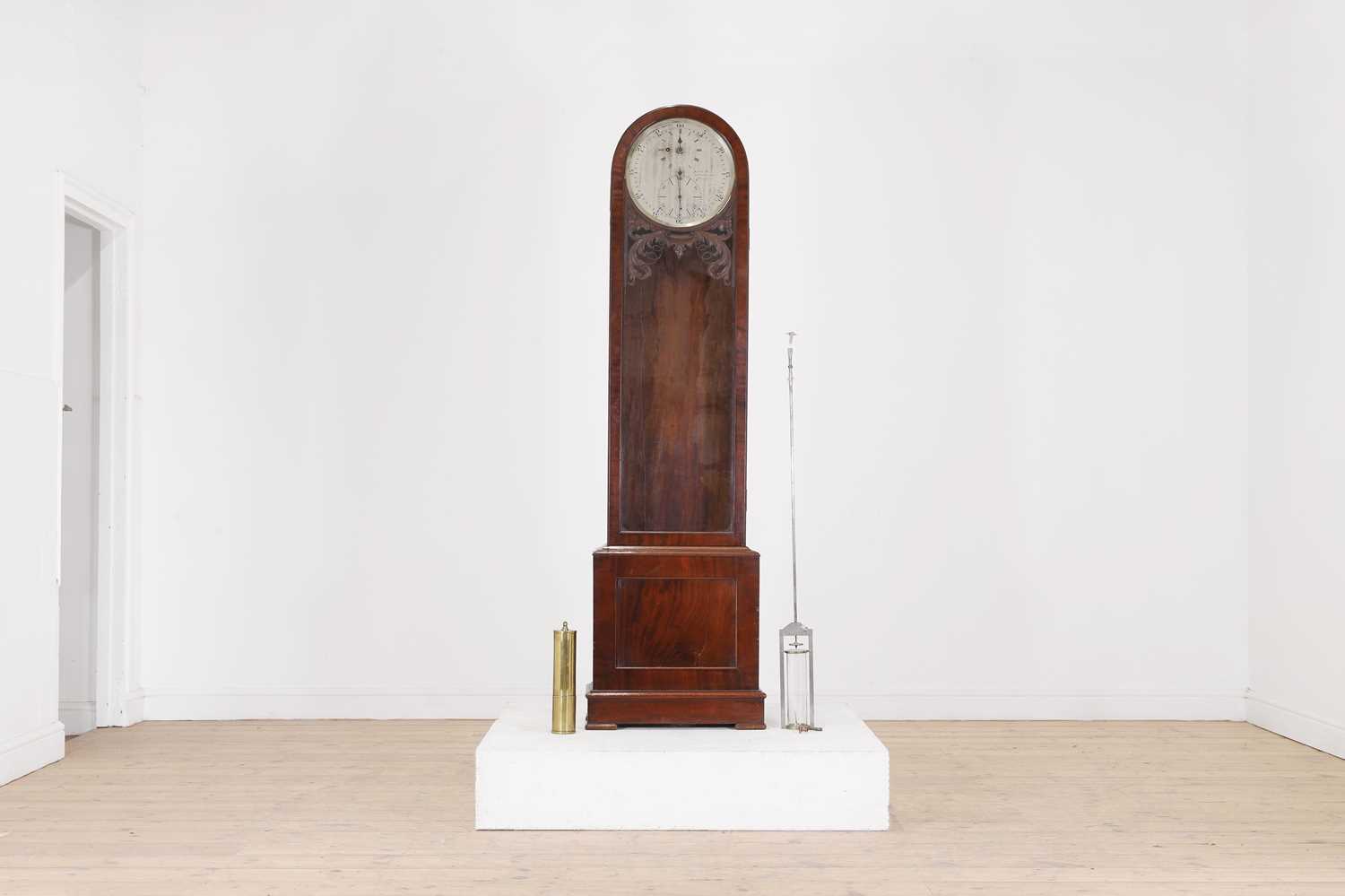 Lot 253 - A mahogany regulator clock by Sir James Clark (1788-1870)