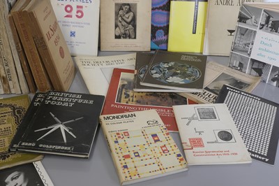 Lot 129 - A collection of British, French and Dutch Art and Design books and catalogues