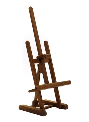 Lot 292A - A oak artist's easel