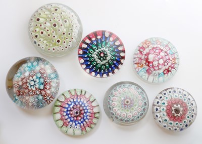 Lot 196 - A group of Old English glass paperweights