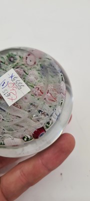 Lot 202 - A Clichy glass spaced millefiori paperweight