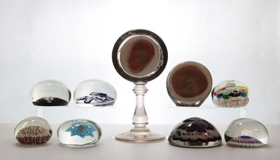 Lot 198 - A group of glass paperweights