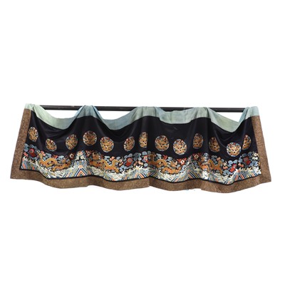 Lot 85 - A Chinese embroidered altar front textile