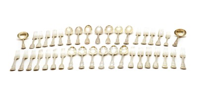 Lot 34 - A collection of Victorian silver flatware