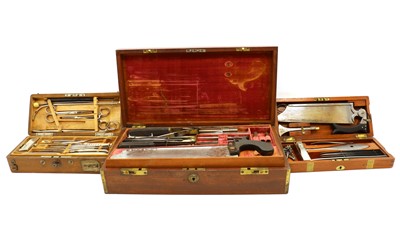 Lot 122 - Three army field amputation kits