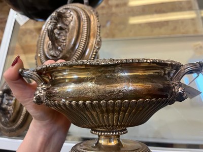 Lot 329 - A pair of George III silver tureens