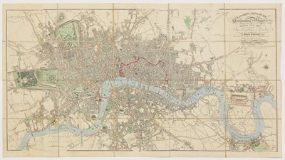 Lot 79 - PLAN OF LONDON: MOGG, Edward